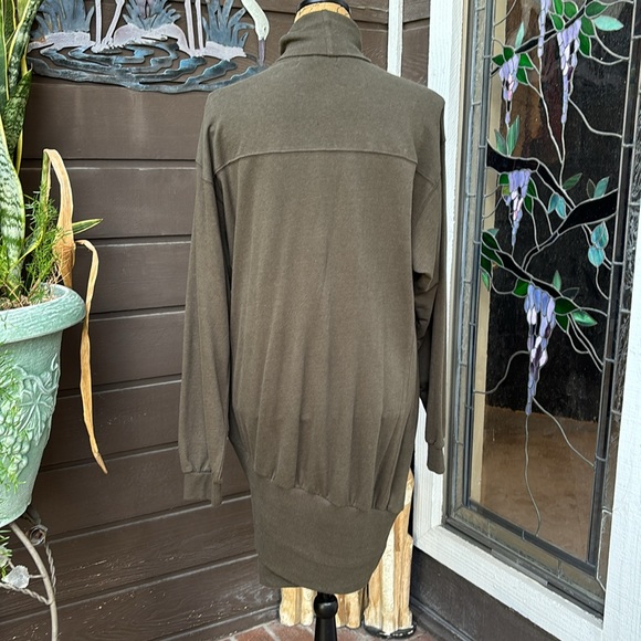 YF&B🆕Olive Asymmetrical Sweater Dress - Picture 8 of 12